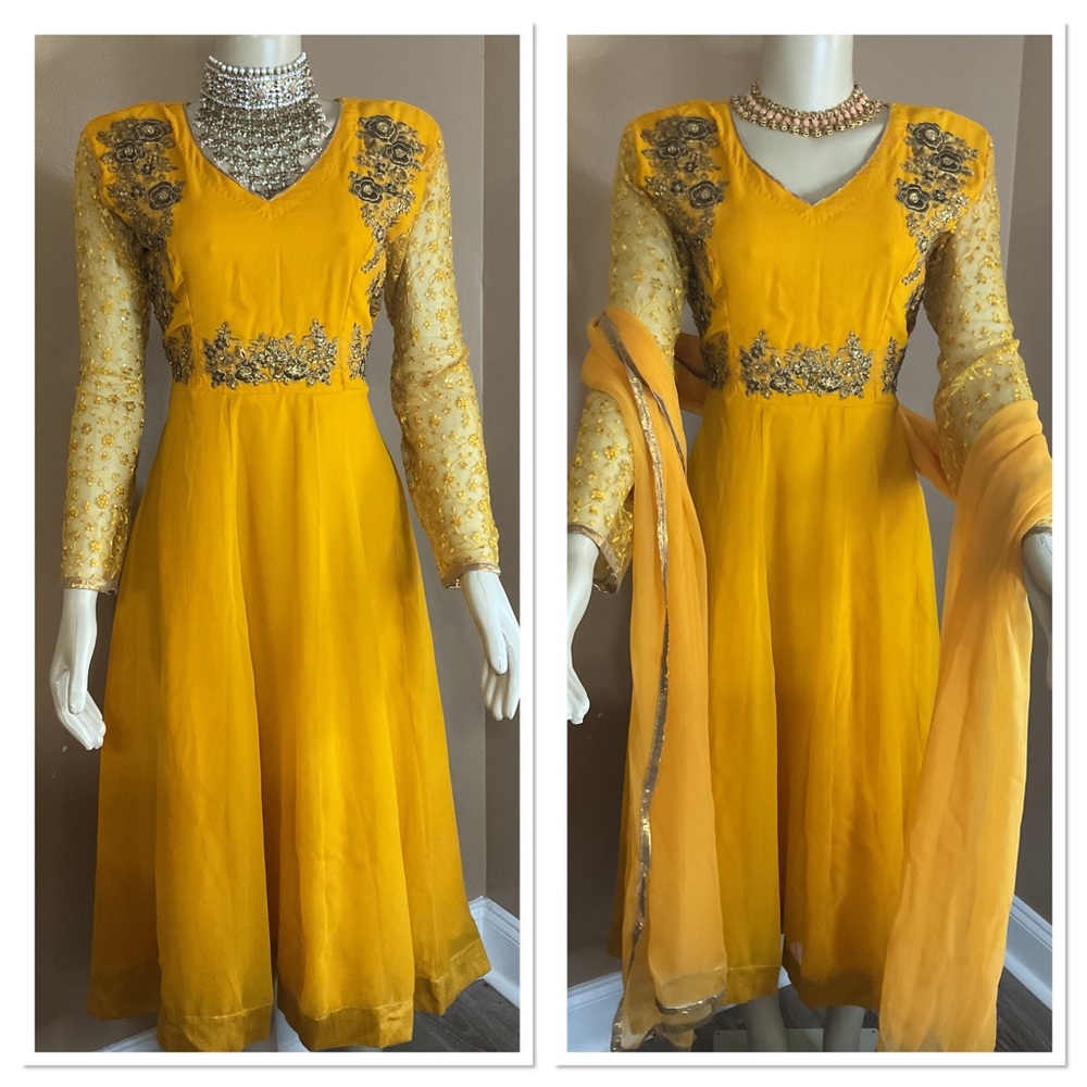 🐘 Hi-Lo 3 pc Anarkali Set